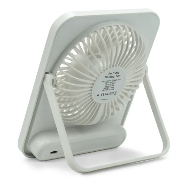 Rechargeable Table-Top Fan with Stand