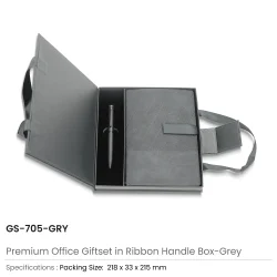 Premium Office Gift Sets in Magnetic Clasp Closure & Ribbon Handle Box - Image 8