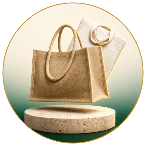 Jute and Cotton Bags