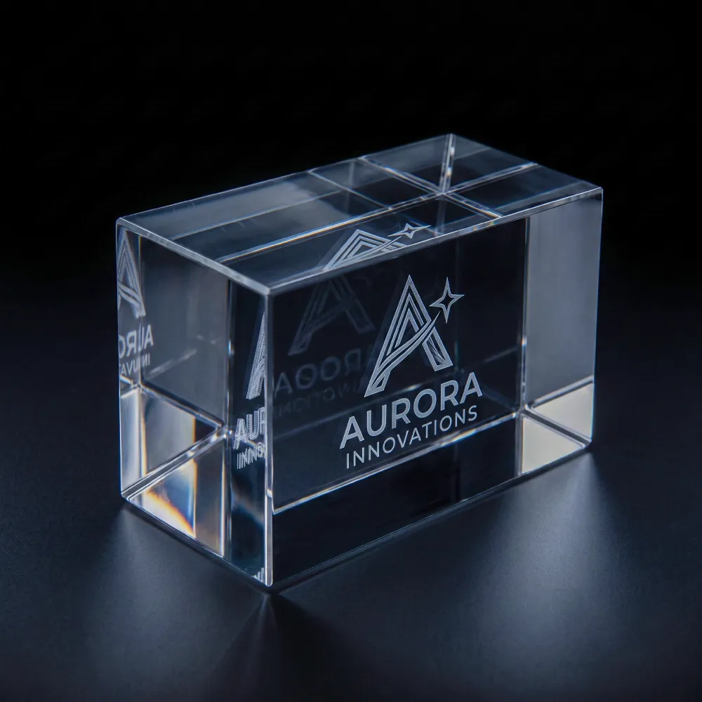 3D Rectangular Crystal Cube 3D Rectangular Crystal Cube