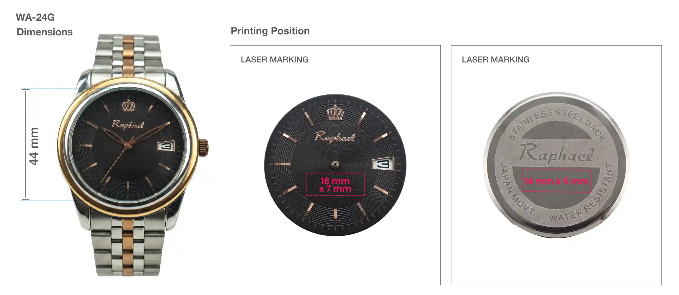 Casual Gents Watches Printing Details Casual Gents Watches Printing Details