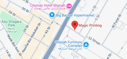 Magic Printing Location Map