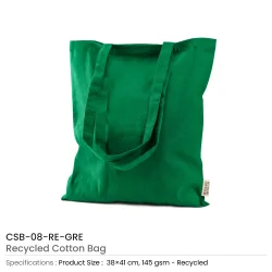 Recycled Cotton Bag Green