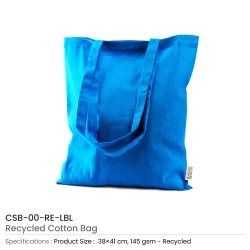 Recycled Cotton Bag Light Blue