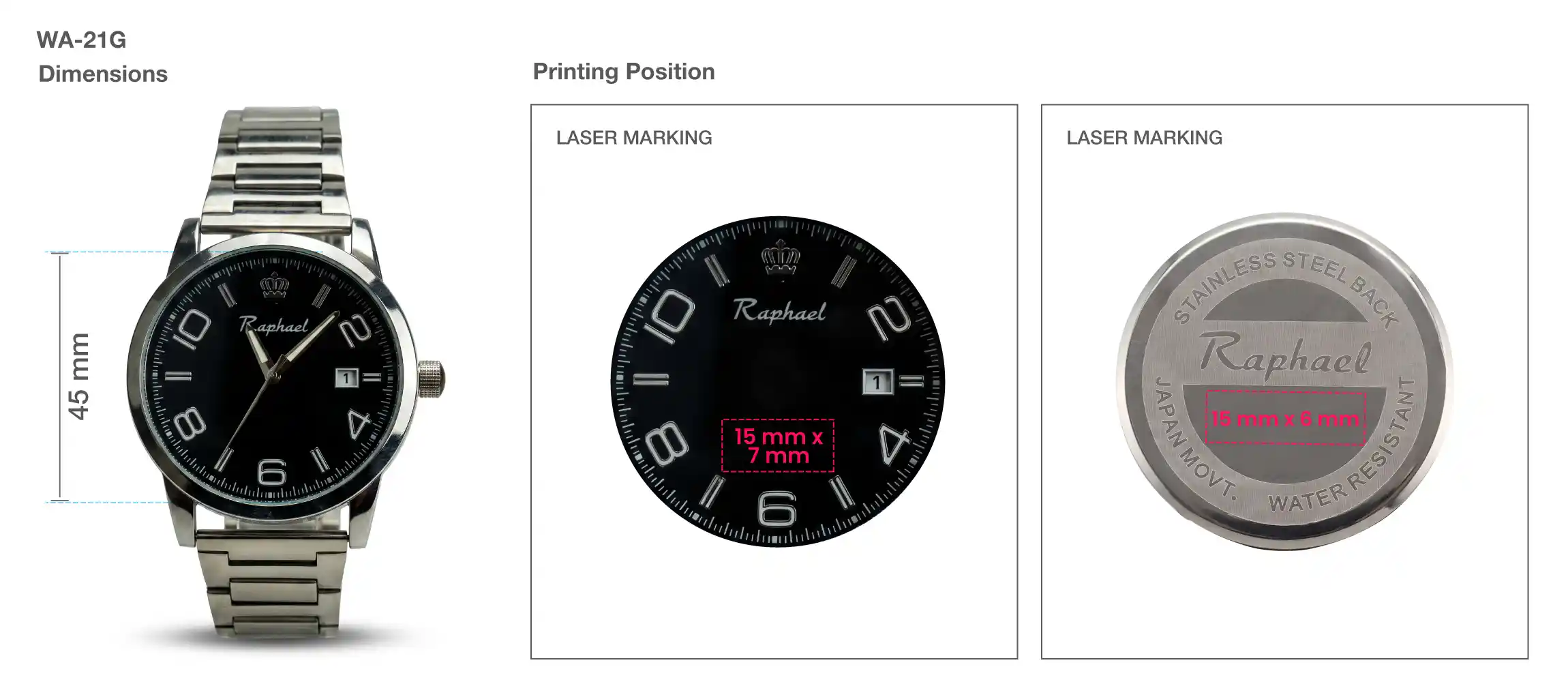 Gents Watch Printing Details Gents Watch Printing Details