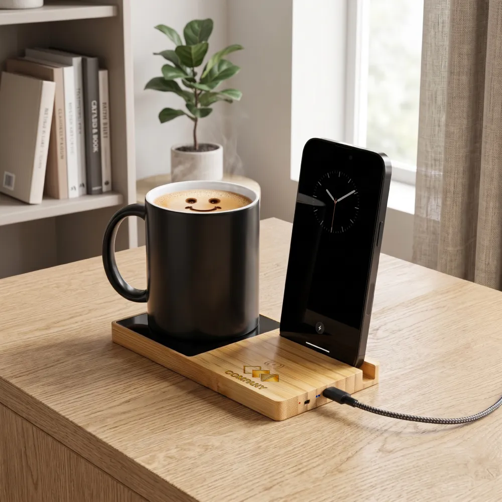 Eco-Friendly Bamboo Wireless Charger Eco-Friendly Bamboo Wireless Charger
