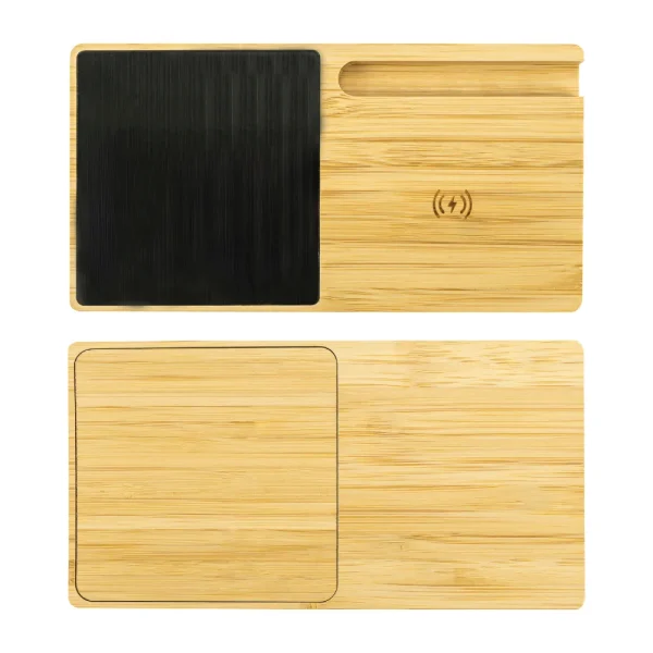 Eco-Friendly Wireless Charger Front and Back