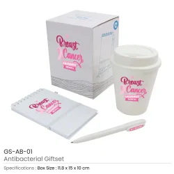 Antibacterial Gift Sets with Breast Cancer Awareness Logo