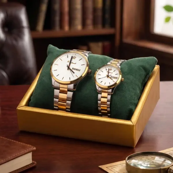 Couple Wrist Watches with Box