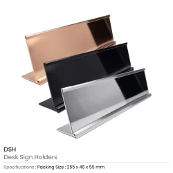 Aluminum Desk Sign Holders Details