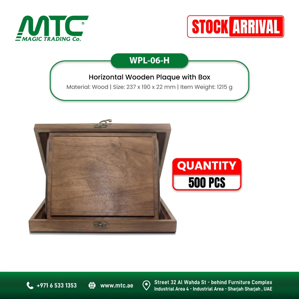 Stock Arrived Wooden Plaque Awards