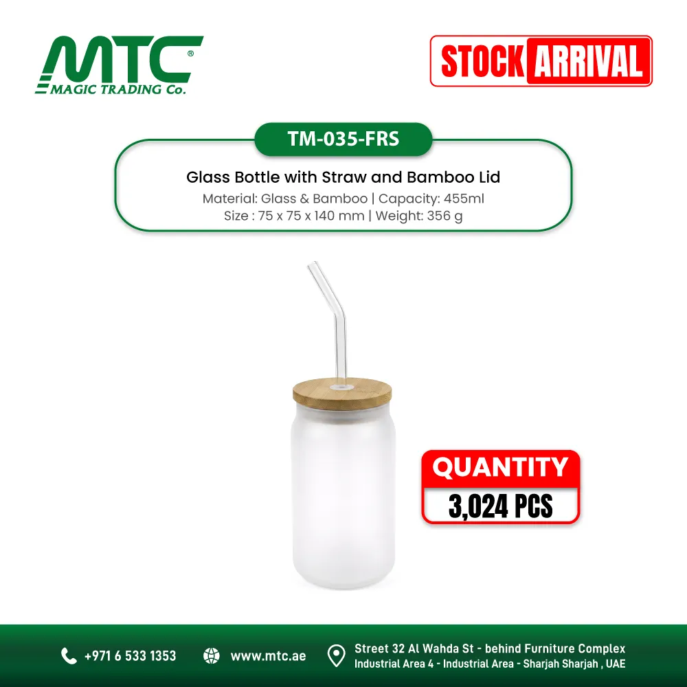 Stock Arrived Glass Bottles