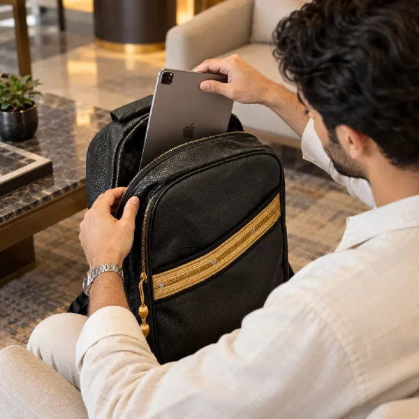 Backpacks in Bisht Design Sample