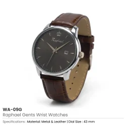 Raphael Gents Wrist Watches Details