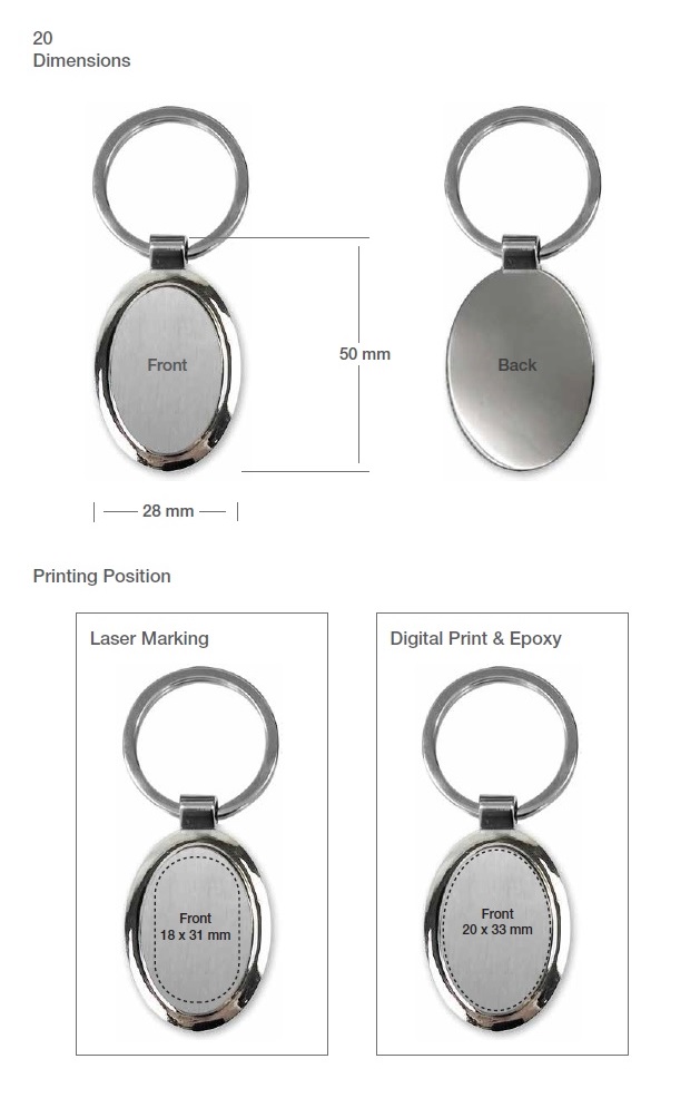 Key Holder Printing Details