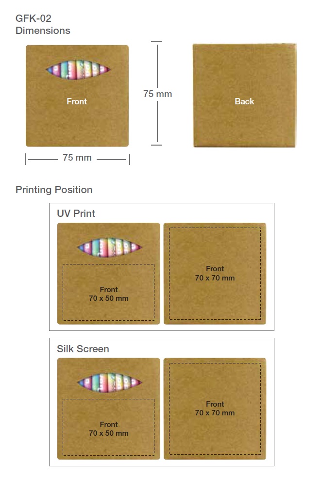 Crayons Printing Details