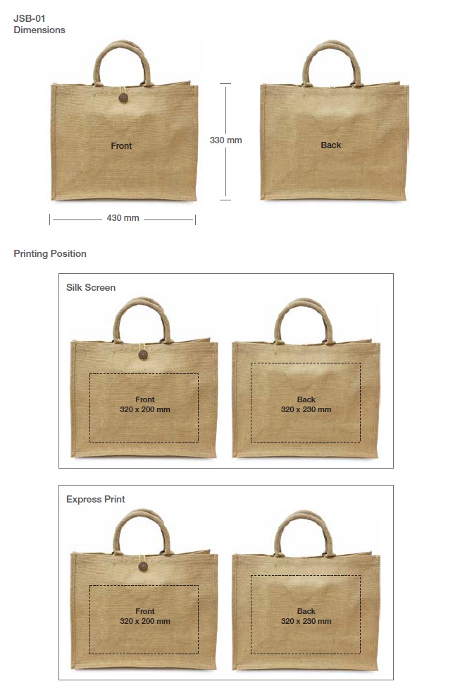 Jute Bag Printing Details