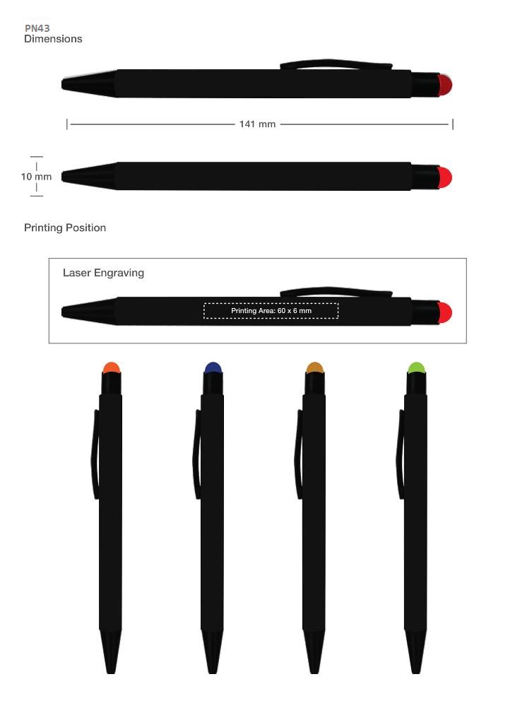 Promotional Pen With Stylus | Magic Trading Company  MTC